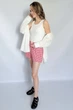 Летние шорты женские в клетку Rebel Shorts 3XL Apmi красный - изображение 6