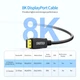 Кабель Choetech DisplayPort M - M 2.0 м, V1.4 8K, 60Hz (XDD01-V1-BK) - зображення 4