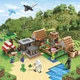 Конструктор Майнкрафт 938 деталей+персонажи, детский набор Minecraft My World Mineworld Заворушка в поселке - изображение 2