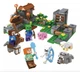 Конструктор Майнкрафт 233 деталей+персонажи, детский набор Minecraft My World Mineworld Лесной тайник SJ82004 - изображение 6