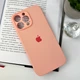 Чохол для смартфона Silicone Full Case AA Camera Protect for Apple iPhone 16 Pro 37,Grapefruit (FullAAi16P-37) - изображение 7