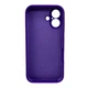 Чохол для смартфона Silicone Full Case AA Camera Protect for Apple iPhone 16 22,Dark Purple (FullAAi16-22) - изображение 3