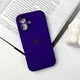 Чохол для смартфона Silicone Full Case AA Camera Protect for Apple iPhone 16 22,Dark Purple (FullAAi16-22) - изображение 7