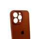 Чохол для смартфона Silicone Full Case AA Camera Protect for Apple iPhone 15 Pro Max 42,Saddle Brown (FullAAi15PM-42) - изображение 5