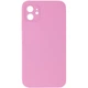 Чохол Silicone Case Square Full Camera Protective (AA) NOLOGO для Apple iPhone 11 (6.1") Рожевий / Light pink - изображение 1