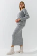 Костюм однотонный женский Park karon 8406 One Size Серый - изображение 4