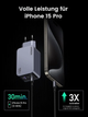 Зарядное устройство Ugreen X757 Nexode PRO 100w 3 выхода - изображение 6