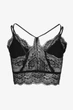 Топ с кружевом женский SOLMAZ 1169 75B Черный - изображение 7