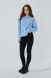 Джинси Slim Fit жіночі On me 2856 baza 32 Чорний - зображення 2