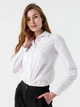 Сорочка однотонна жіноча 694 baza 2XL Білий - зображення 4
