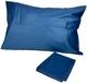 Комплект постельного белья SoundSleep Полуторный 160х215 см Silken Синий Сатин (2800004482301) - изображение 4