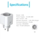 Розумна Wi-Fi розетка Smart Voltronic EUC338 10А White - зображення 2