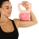 Гиря мягкая 3 кг Поливинилхлорид наполнитель песок Zelart SOFT KETTLEBELL цвет розовый FI-0122-3 - изображение 3