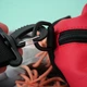Жіноча стильна спортивна сумка з відділом для взуття 30L, червоний колір - зображення 5