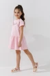 Платье с принтом для девочки Baby Show 16519 140 см Розовый - изображение 2
