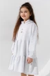 Сукня однотонна для дівчинки Aura Style 728-1 110 см Сірий - зображення 3