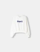 Світшот Bershka розмір XS білий 07216173251 - зображення 6
