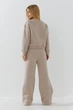 Костюмы для девочки (свитшот+штаны) Viollen 2228 164 см Бежевый - изображение 6