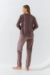 Піжама жіноча Barwa 0285/289 2XL Фіолетовий - зображення 6