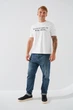 Джинси Mom Fit чоловічі 6608 30 Блакитний - зображення 2