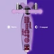 Трехколесный самокат Micro Maxi Deluxe Glow LED MMD367 - Сияюще-пурпурный - изображение 2