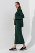Костюм однотонный женский Park karon 10270 One Size Темно-зеленый - изображение 5