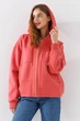 Толстовка однотонная женская 24-103 3XL Терракотовый - изображение 3