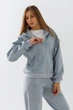 Толстовка однотонная женская LAWA WBC02436 2XL Серый - изображение 3