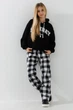 Штаны с узором детские LAWA KTC02301 122 см Черно-белый - изображение 2
