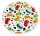 Пляжное полотенце MirSon №5066&nbsp;Summer&nbsp;Time&nbsp;Macaroons 150x150 см (2200003947748) - изображение 1