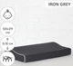 Подушка ортопедическая MirSon №6112 Delicate satin Iron grey Kiddy Boy 50х29х5/8 (2200003262667) - изображение 2