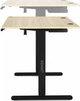 Компьютерный стол 140x70 см с электрорегулировкой высоты Sense7 Nojo Black Pine Геймерский - изображение 7