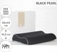 Подушка ортопедична MirSon №7111 Elite Delicate Satin Black Pearl Aero 58х40х10.5 (2200003400564) - зображення 9