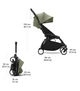 Прогулянковий візок Stokke Yoyo 3 Air France Blue на шасі Black - зображення 9