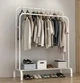 Двойная стойка Double A Double floor Hanger Вешалка для одежды с полкой для обуви 110x54 см (42343) - изображение 1