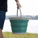 Туристическое складное ведро Lima Collapsible Bucket 10 литров Мятное (42281) - изображение 2