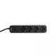 Сетевой удлинитель VIDEX ONCORD с/с 4п 3м (3x1.5мм) с кнопкой Black - изображение 4