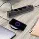Сетевой удлинитель VIDEX ONCORD с/с 3п 3м (3x1.5мм) 2.4А 2USB+USB-C с кнопкой Black - изображение 10