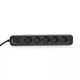 Сетевой удлинитель VIDEX ONCORD с/с 5п 3м (3x1.5мм) с кнопкой Black - изображение 4