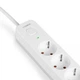 Сетевой удлинитель VIDEX ONCORD с/с 5п 3м (3x1.5мм) с кнопкой White - изображение 3