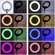 Кольцевая LED лампа 33 см RGBW 8 цветов светло подсветка SOFT RING LIGHT MJ33 - изображение 2