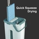 Комплект швабра та відро з самовіджимом Бірюзова Scratch Cleaning Mop Набір для прибирання - зображення 5