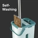 Комплект швабра та відро з самовіджимом Бірюзова Scratch Cleaning Mop Набір для прибирання - зображення 6