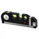 Лазерный уровень Метер Laser Level Meter Pro 3 со встроенной рулеткой Нивелир строительный черный (1705) - изображение 5