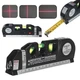 Лазерный уровень Метер Laser Level Meter Pro 3 со встроенной рулеткой Нивелир строительный черный (1705) - изображение 6