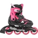 Ролики Rollerblade Microblade 33-36.5 Black/Pink (1012-86B0751530-NJ02-33-36.5) - изображение 2