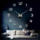 Настенные часы бесшумные DIY Clock NEW 50-120 см Зеркальные - изображение 1