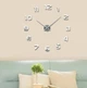 Настенные часы бесшумные DIY Clock NEW 50-120 см Зеркальные - изображение 2