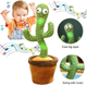 Музыкальная игрушка Танцующий поющий кактус Dancing Cactus TikTok с подсветкой и функцией повторения - изображение 11