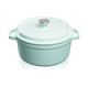 Каструля чавунна емальована GRANDFEU блакитна, 3,5 л, з кришкою (FEUMBLUE) - зображення 1